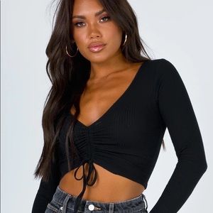 Princess Polly cropped long sleeve